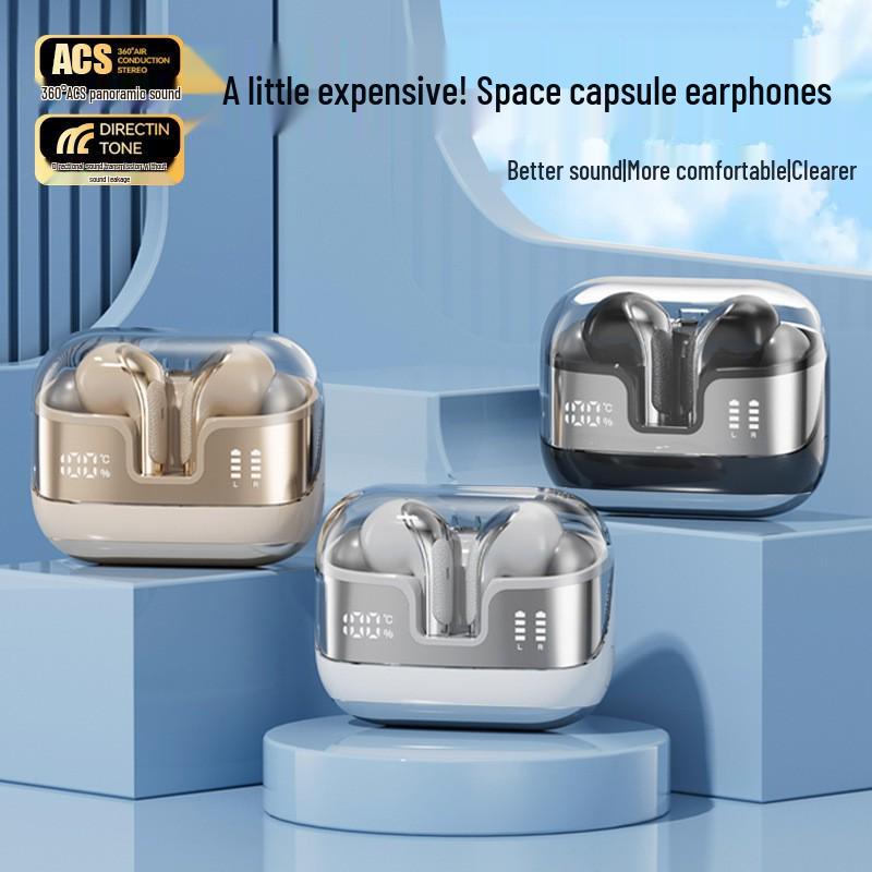 Smart TWS Bluetooth Earphones: Long Battery, Touch Control, Digital Display, Wireless In-Ear.