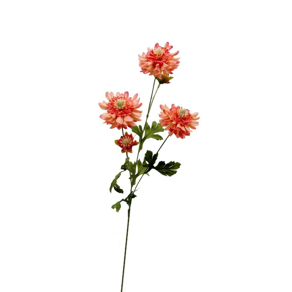 Stem Form Artificial Chrysanthemum With Buds Floral Decor Artificial DIY Gift  Indoor Room