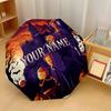 Custom Text Automatic 8 Bone Umbrella, Portable Sun Rain Protection UmbrellaThe Addams Family
