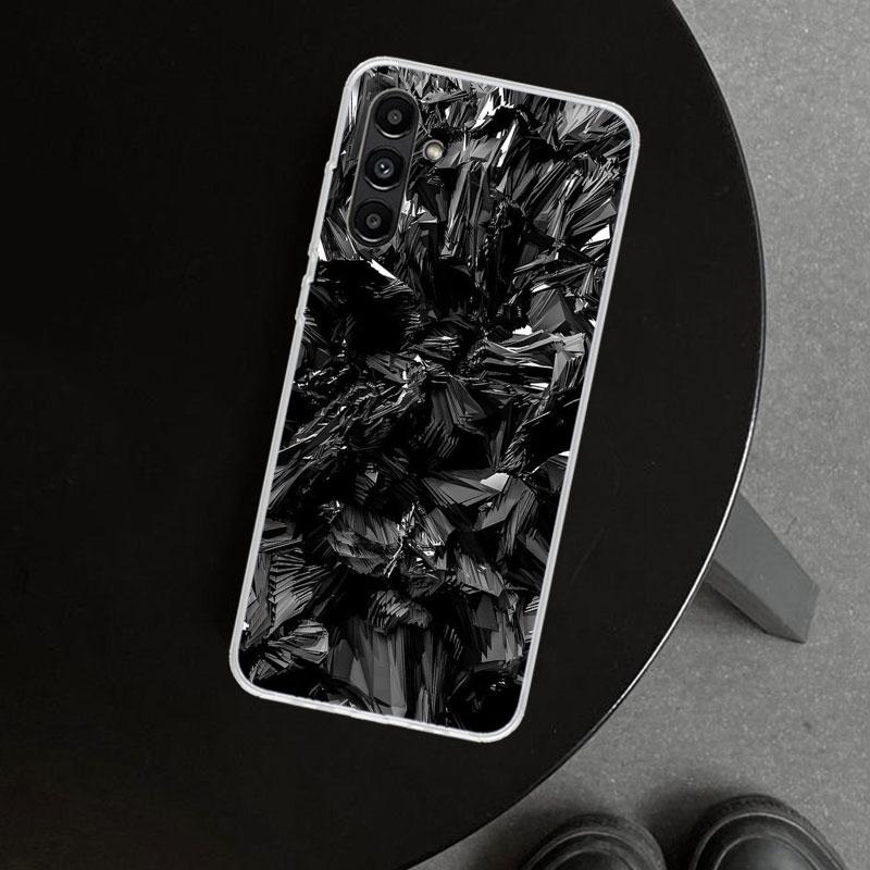 Forged Carbon Pattern Phone Case Cover for Samsung Galaxy A17 A16 A26 A36 A56 A57 A37 A15 A25 A35 A55 A14 A24 A34 A54 A13 A23 A3