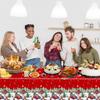 2024 New Merry Christmas Christmas Party Theme Tablecloth Disposable Tablecloth Background Cloth Party Decoration