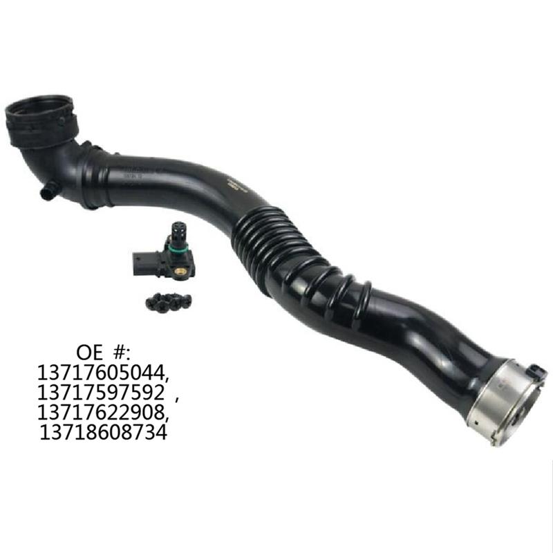 13717605044 Car Intake Hose Intercooler With Sensor For BMW 228I 320I 328I 428I 2012-2018 чёрный
