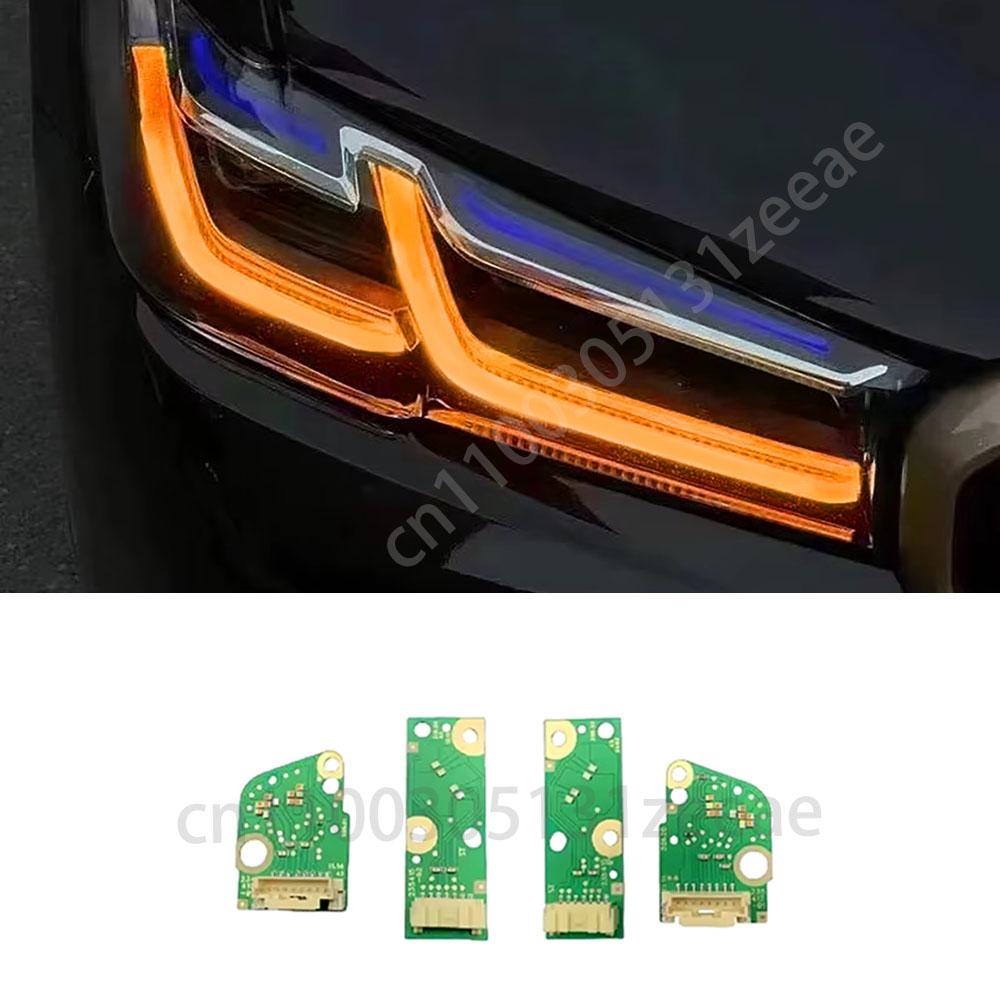 For BMW 530i 540i M550i G30 G31 M5 F90 2020-2023 DRL Style Daytime Running Lights Turn Light LED Boards Set 23508301 23508302