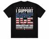 I Support ICE Shirt, Immigration and Customs Enforcement T-Shirt, Patriotic American Flag Tee, USA Support Shirt, Conservative Graphic Tee