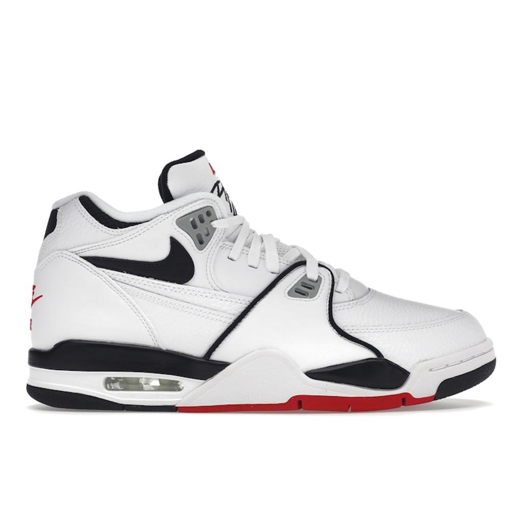 Nike Air Flight 89 Λευκά Μαύρα Unisex Αθλητικά Παπούτσια Ανοιχτό Γκρι DB5918-100