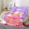 Custom Name Christmas Theme Printed Blanket - Perfect for Couch, Bed, Travel & Outdoor Use | Machine Washable, Cozy & Durable.