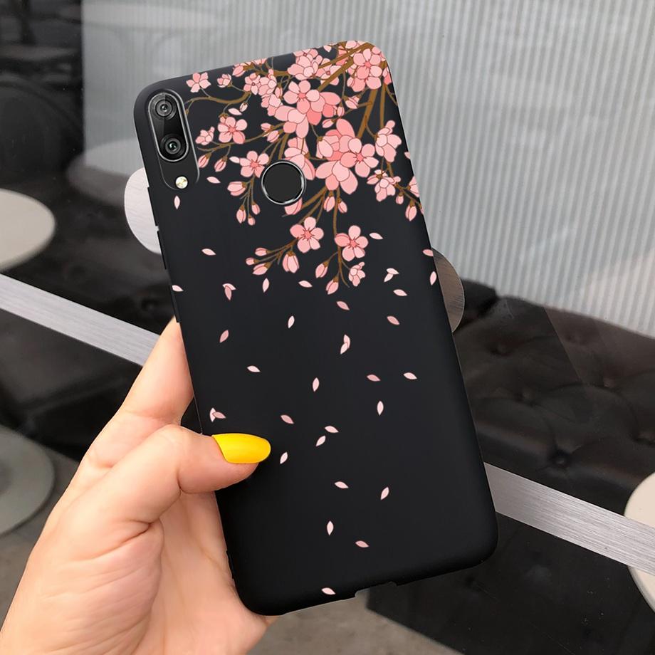 

For Huawei Y7 2019 Case Soft TPU Phone Case Y 7 2019 Cover for Huawei Y7 Prime 2019 Silicone Coque Funda Matte Skily Back Shell Huawei Y7 2019