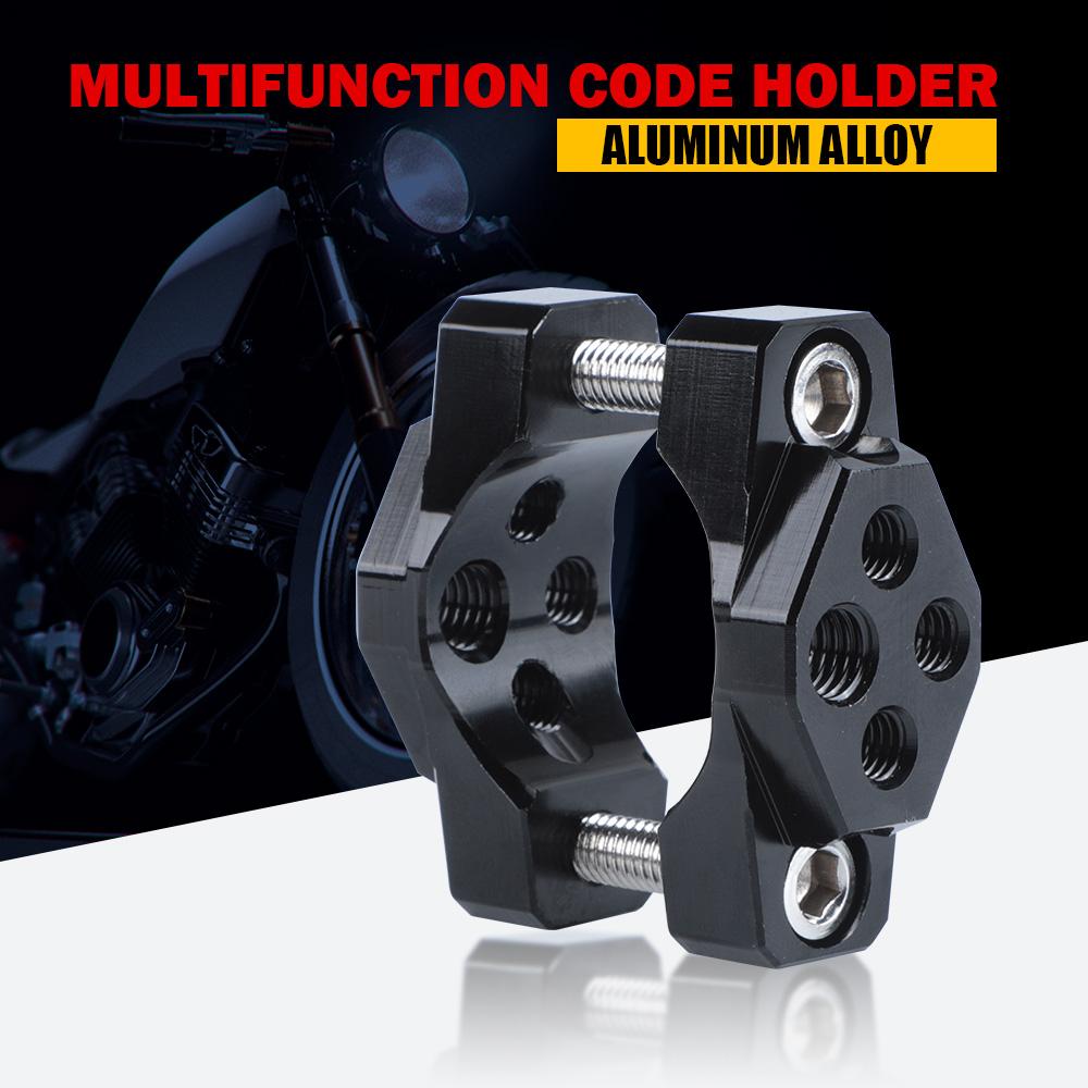 2pcs Motorcycle Stent 22-32mm Bracket Bumper Clamp Auxiliary Spotlight headlight Clip Light Decoration Modification Accessories
