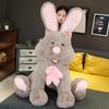 Large Plush Bunny Stuffed Animal, Cute Sleeping Pillow Doll for Girls, Lazy Rabbit Toy Gift
