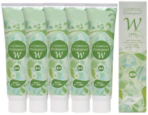 

Зубная паста Denta Pearl W с лечебной структурой 5 шт. (двойная трубка)