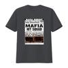 Gangster Mafia Hit Squad Tričko Městský Hip Hop Styl pro Mafie Nadšence vintage Vyprané Ležérní Streetwear Stylové Unisex Měkké