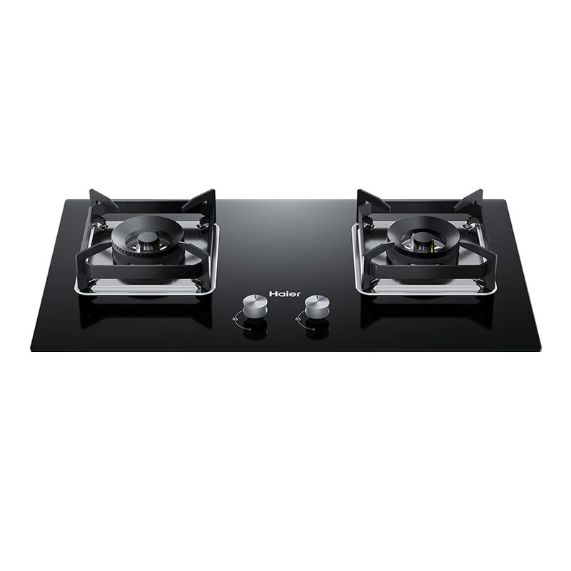 Haier Dual-Burner Gas Cooktop CN plug (adapter included)