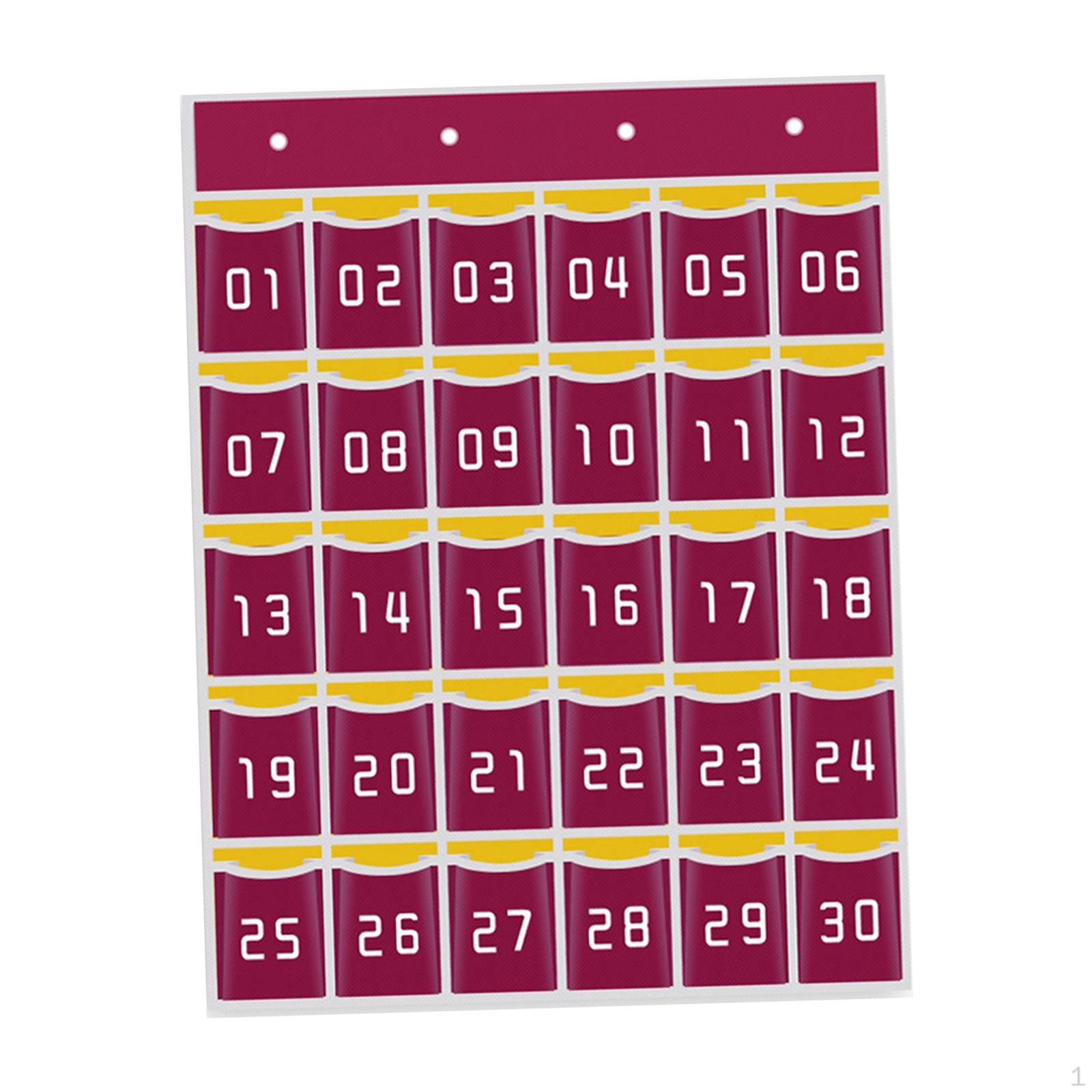 Подвесной органайзер для хранения электронных устройств в классе решение для экономии места Red 30 Pockets 1827₽