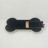 Dog Scratching Board with Compartment Bone-Shaped Nail File Wooden