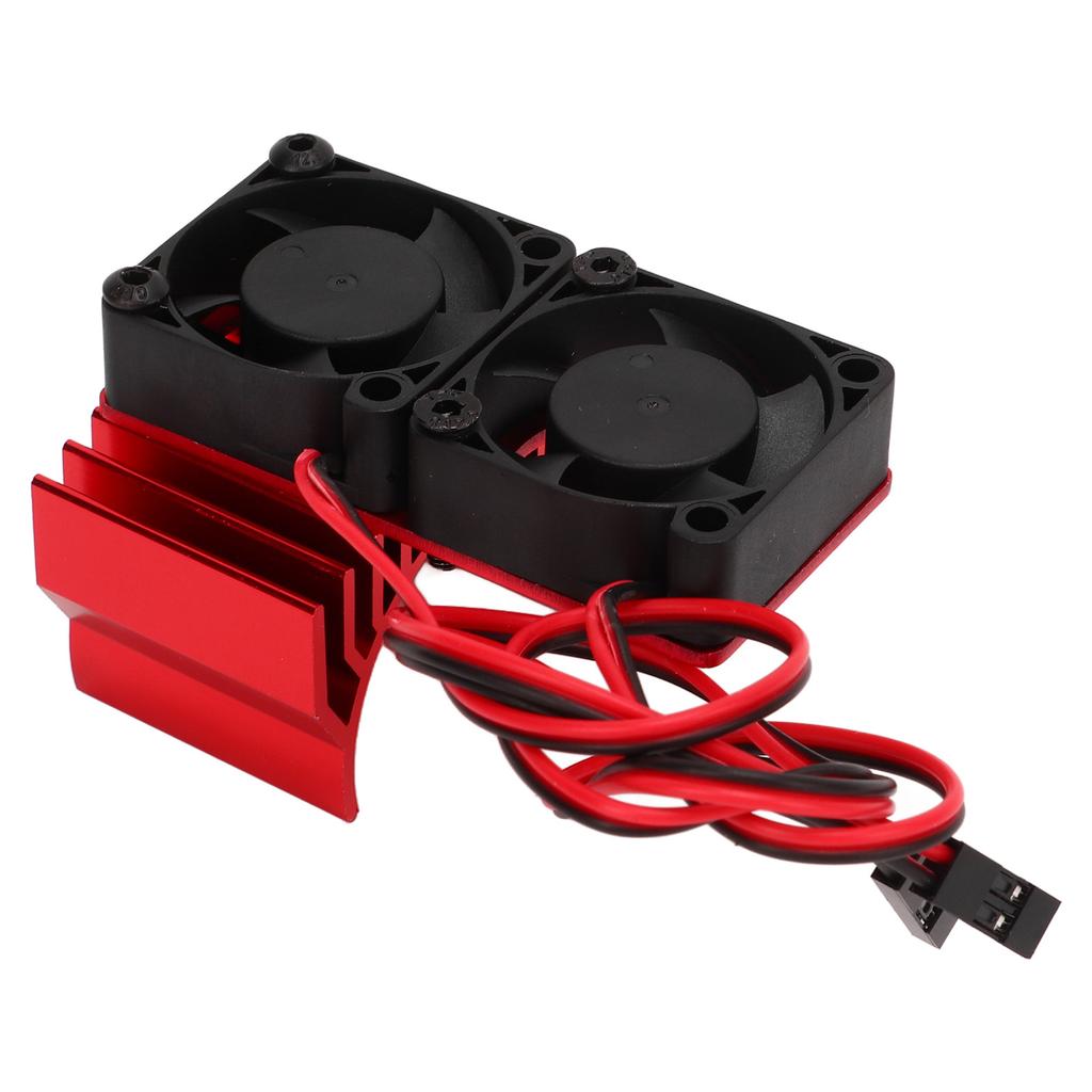 S3670 2850KV Waterproof Brushless Motor 120A Brushless ESC XT60 Plug Dual Fan Motor Radiator Set for 1/8 RC Car Series