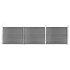 VidaXL Fence Panel Set Garden Barrier Fence Wall Balcony Edging Patio Terrace Backyard 3070456