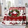 Christmas Theme Printed Blanket - Perfect for Couch, Bed, Travel & Outdoor Use | Machine Washable, Cozy & Durable.