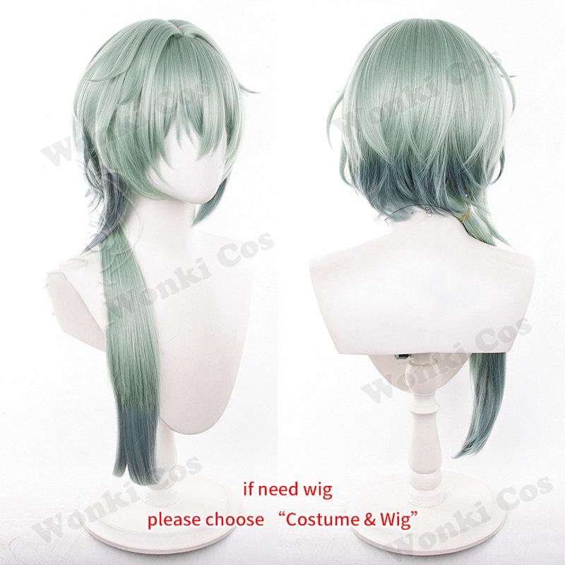 Star Rail Anaxa Cosplay Costume Wig Hair For Game Star Rail Outfits Anaxa Cosplay Shoes Boots Men Carnival Party Role Play