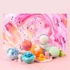 Handmade Bath Bombs with Surprise Thumb Toys Inside for Kids Gentle Nourishing Plant Oil Extract Bath Ball Gift Set
