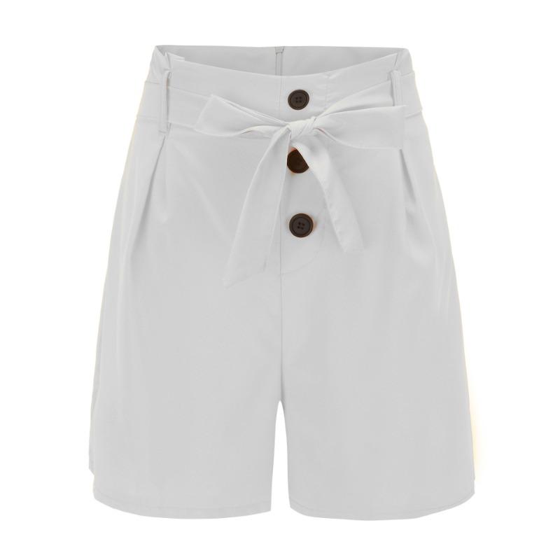 Pantaloncini da Donna Slim Eleganti Sexy a Vita Alta con Cintura Pantaloncini da Spiaggia