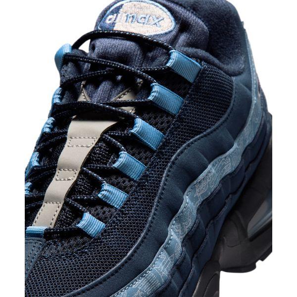 Nike Air Max 95 SE Big Bubble - Work Blue Men Sneakers Black Multi-Colour White IU2254-900