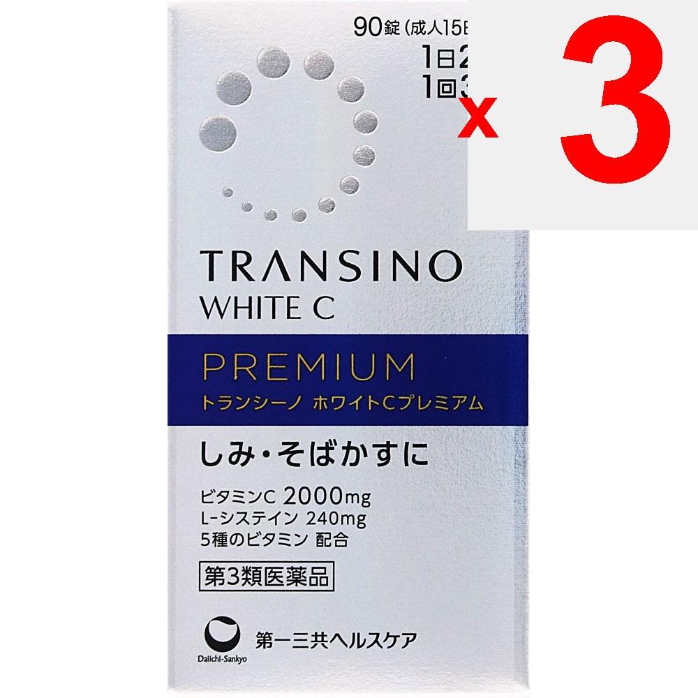 Daiichi Sankyo Healthcare Transino White C Premium 90 Tablets Cysteine Products Amino Acid Preparations Efficacy: Dark Spots (limited To Melasma) Cyst