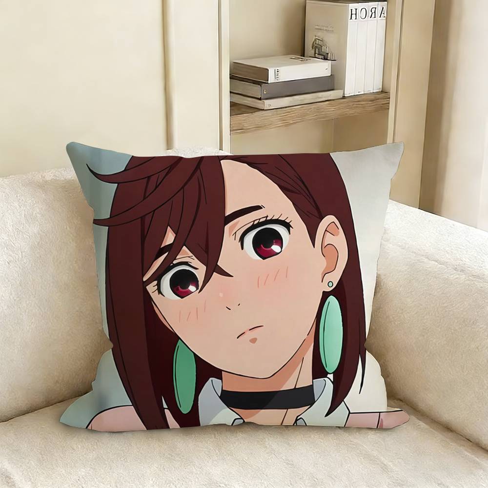 Dandadan Anime Pillow Case Living Room Sofa Cushion Cover Suitable For Home Bedroom Room Decoration