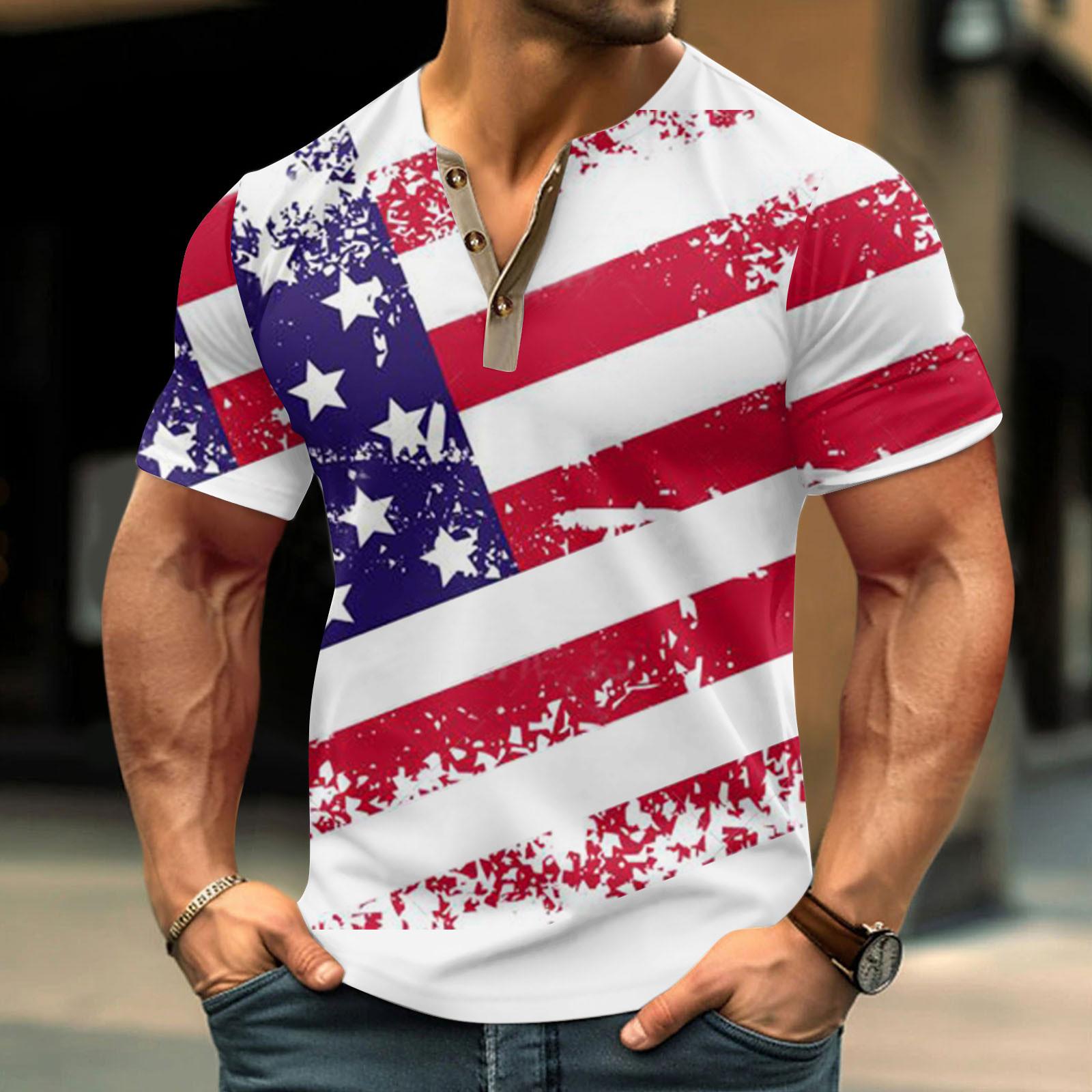 

Винтажная летняя мужская футболка, уличная одежда, 3 пуговицы, свободная одежда, футболка с коротким рукавом и принтом XL винный