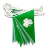 10m St. Patrick's Day Clover Green Triangle Flag Banner