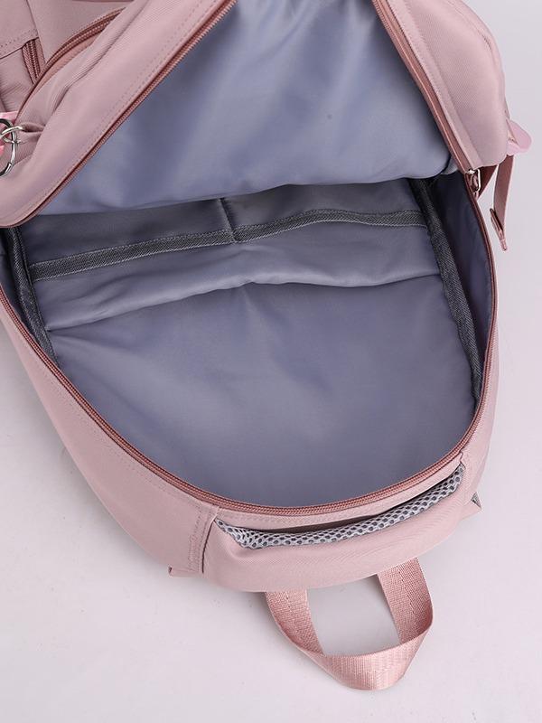Girls School Bag Pendant Backpack Travel Rucksack Pockets Waterproof Casual Schoolbag Teenager