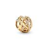 NEW DIY Sparkling Gold-Plating Serise Family Star Flower Cake Charm Bead Fit Silver European Bracelet Jewelry Gift