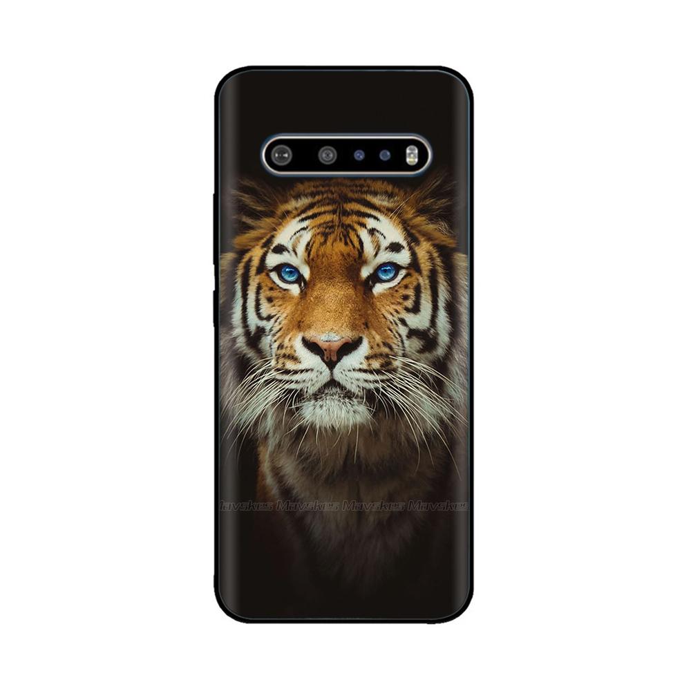 Für LG V60 ThinQ Hülle 6,8" Weiches Silikon TPU Handyhülle Funda Für LG V60 ThinQ 5G V 60 Rückseite lgV60 ThinQ coque Bumper Schale