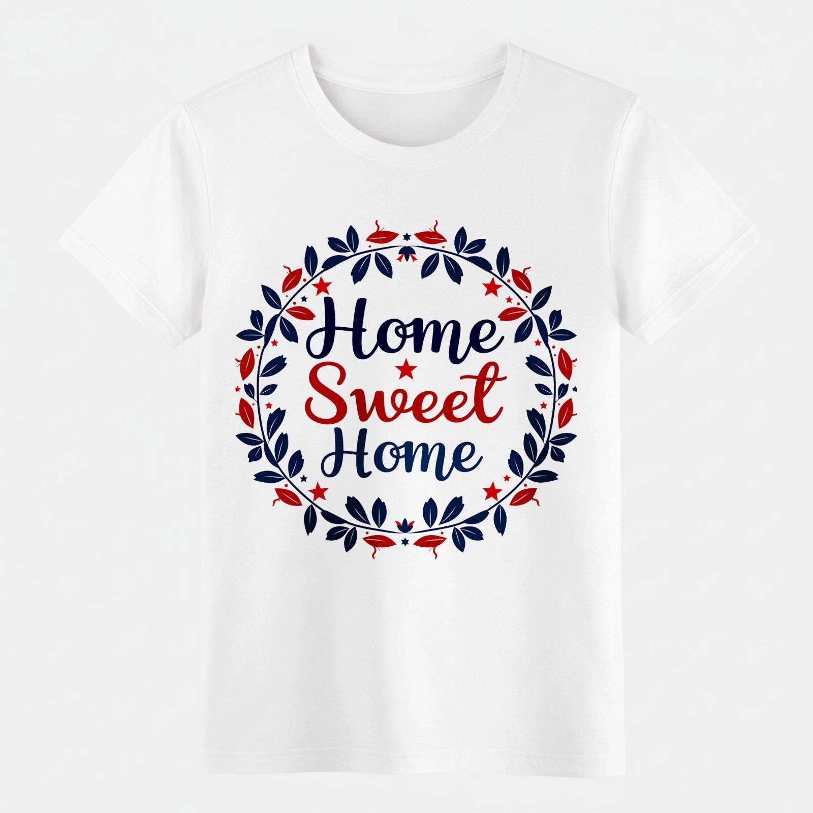 Home Sweet Home USA Pride Family T-Shirt for Patriotic Events Patriotic Gift M