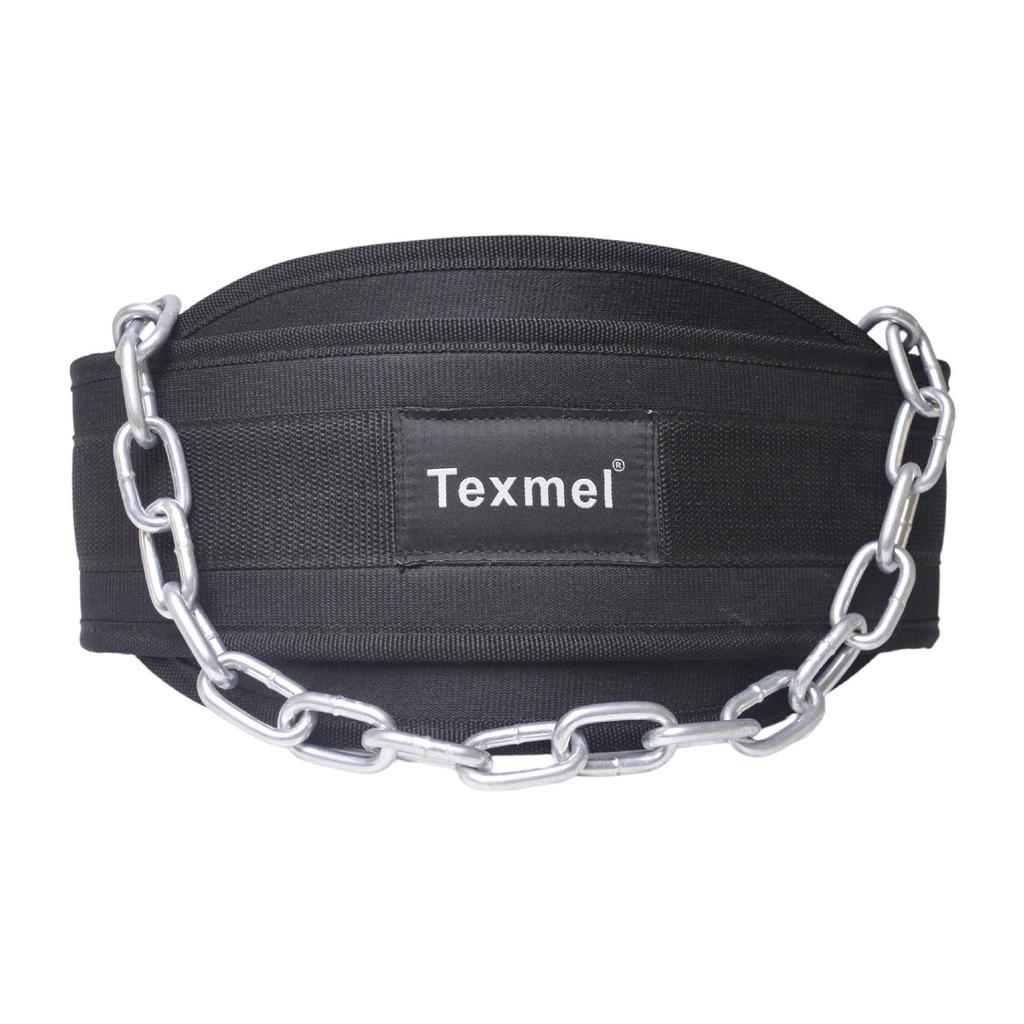 Adjustable Weightlifting Belt with Chain for Squats, Pull-ups, and Parallel Bars