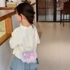 Chain Fashionable Pvc Bag For Children With Adorable Bowknot And Breathable Lining
