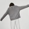 MO&Co. Women's Raccoon Wool Blend V-Neck Sweater