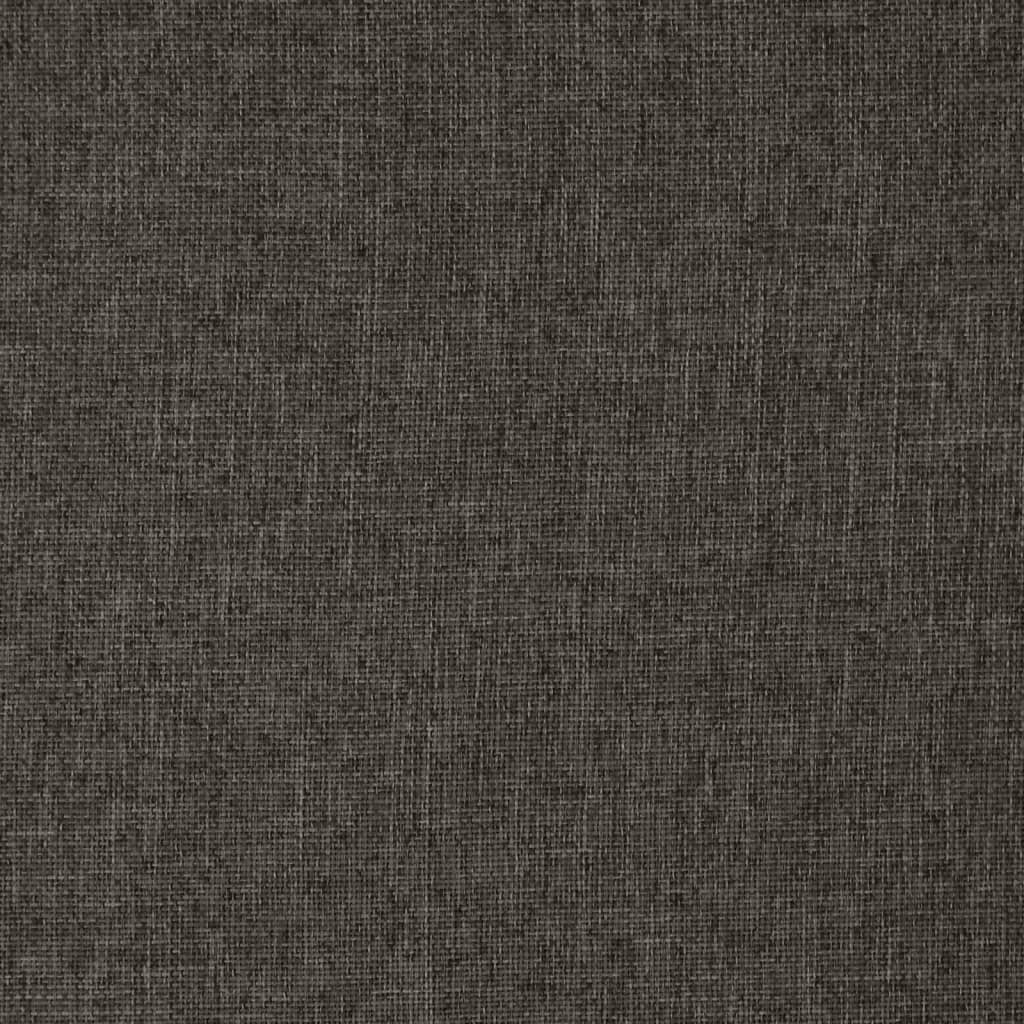 Floor Chair Swivel Dark Grey Fabric