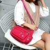 Bolso de hombro para mujer, bandolera de tela de nailon impermeable, bolso informal para madre