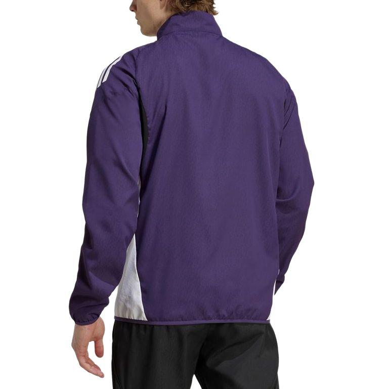 Adidas Manchester United Tiro 2025/26 Season Football Moisture-Wicking Woven Athletic Zip-Up Jacket Men jackets JP3107