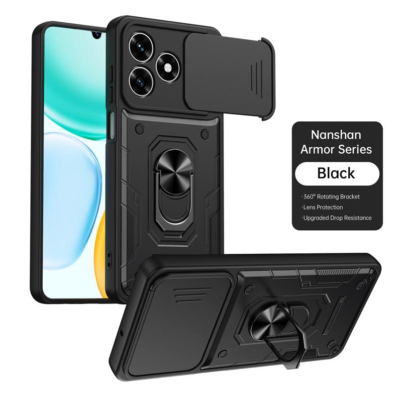 Shockproof Armor Case For Honor 600 Lite 5G Camera Lens Protection Fundas For Honor 600Lite 5G Magnetic Holder Ring Cover Coque