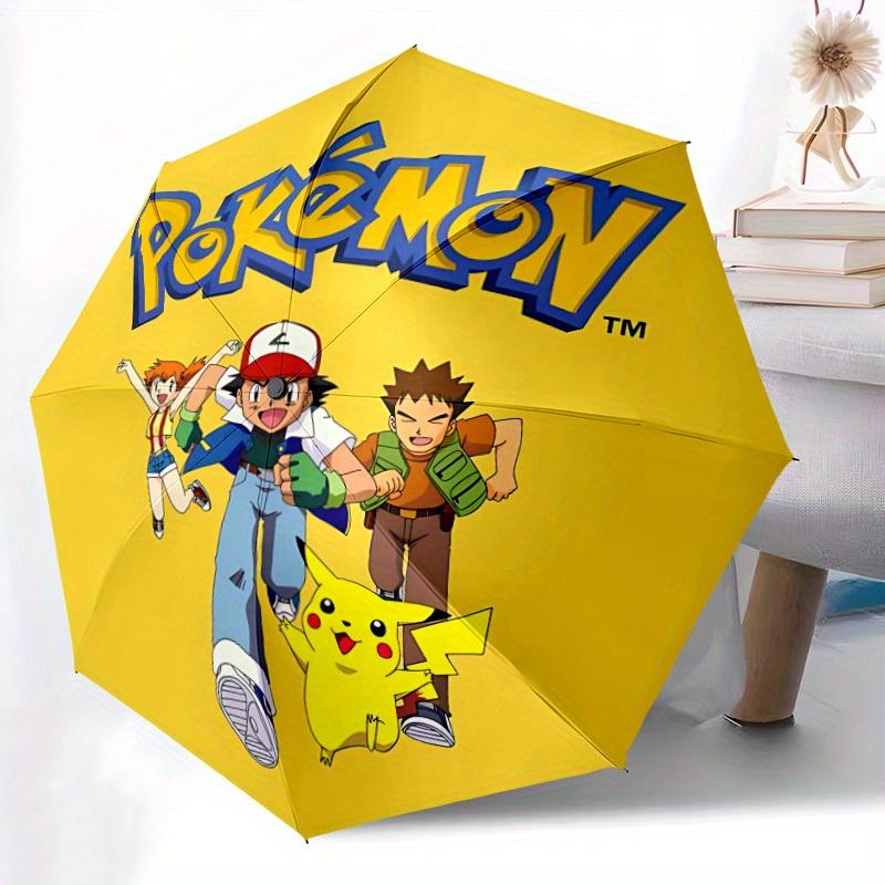 1pc Pokemon Characters Windproof Automatic Umbrella, Lightweight for Women/Men, Perfect Christmas Gift A0811219