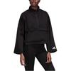 adidas Athletics Pack Logo Print Loose Fit Stand Collar Long Sleeve Sweatshirt Women Sweatshirt EA0343