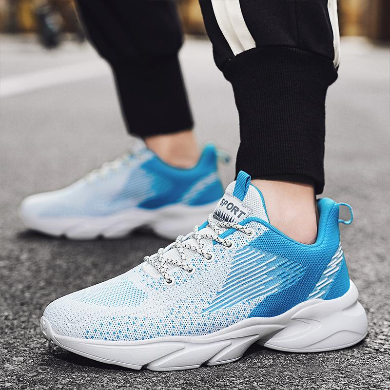 Men Sneakers Flying Weave Sports Shoes Women Comfortable Running Shoes Outdoor Man Athletic Shoes
