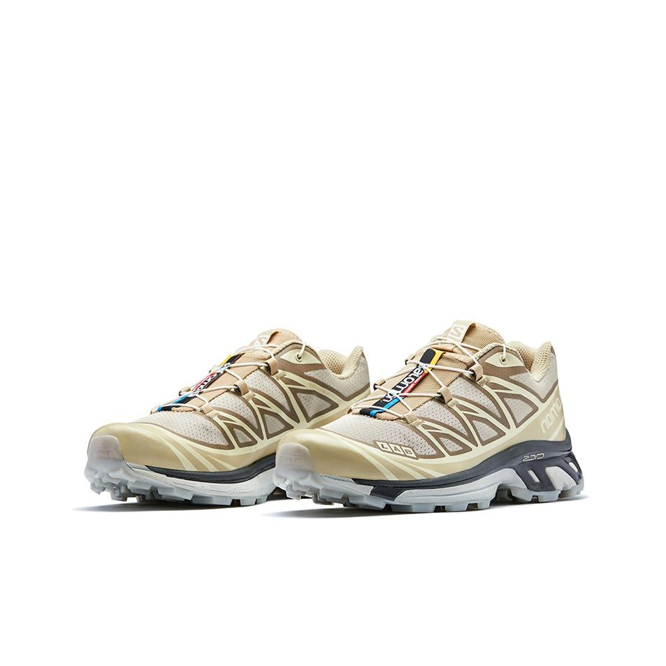 SALOMON XT-6 Baskets Unisexes Safari Transparentes Marron Aimant Vanille-Glace L41641000