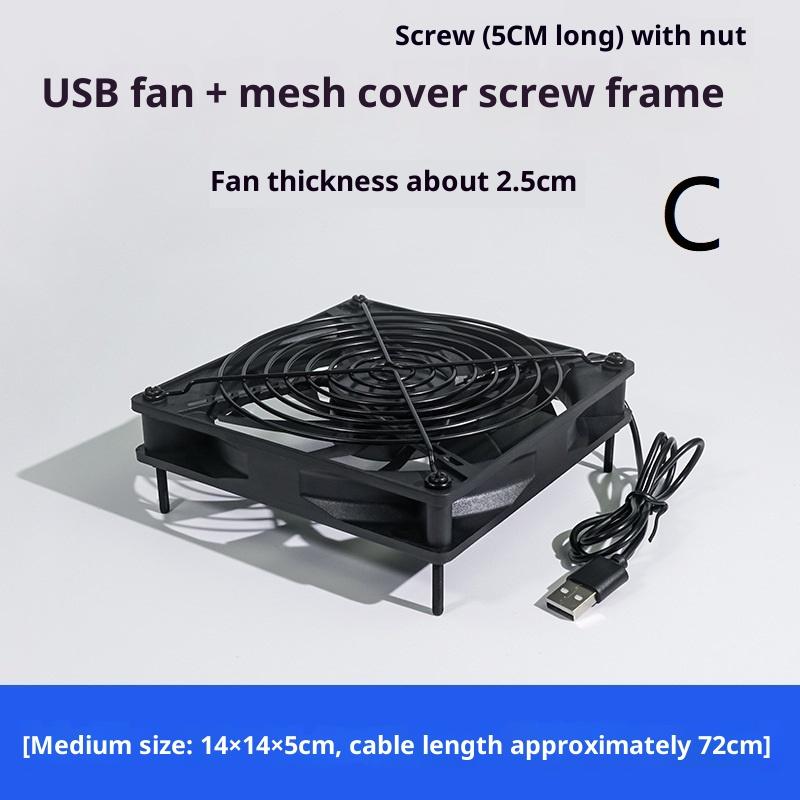 Wireless Silent Cooling Fan For Android Tv Box Router Pc Set Top Box Usb Power Mini Cooler