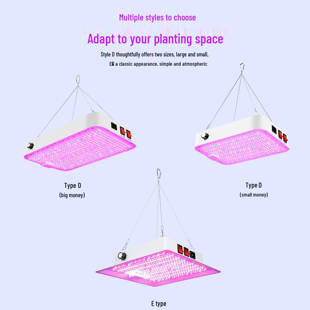 Adjustable E27 LED Plant Growth Light for Indoor Greenhouses and Seedlings