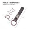 Leather Auto Emblem Keychain High Quality Key Ring For Citroen C3 C5 C5X C4 e-C4 X e-C3 C-Elysee Berlingo C1 C-Crosser C6 C2 AIR