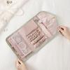 1pc Pu Leather Travel Jewelry Organizer Case Foldable Jewelry Roll Journey Rings Necklaces Earrings Brooches Bracelets