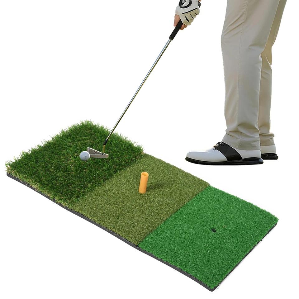 Golfový trenažér švihu Odpalovací podložka 30*60cm Vnitřní Venkovní Mini Tréninková Odolná PP Travní podložka Tréninková podložka na zahradu Guma