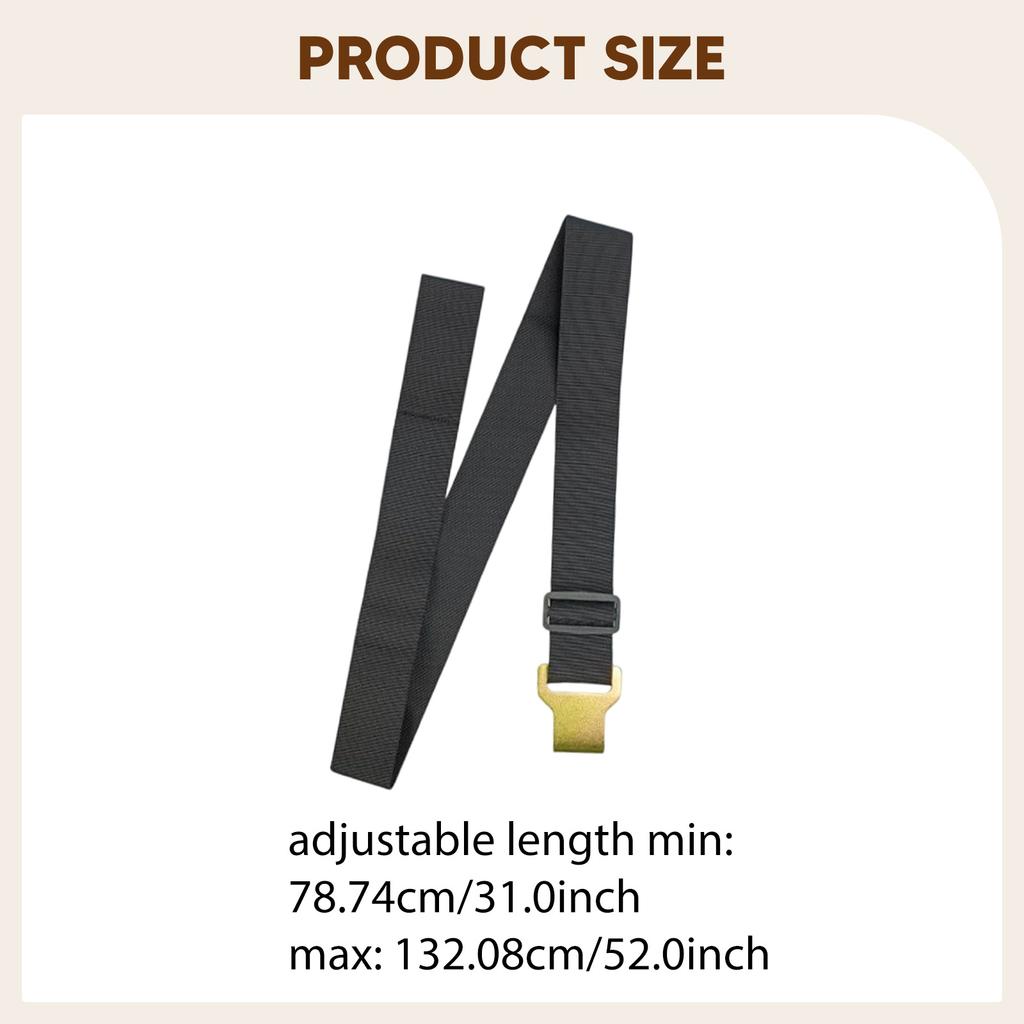 Heavy Duty Trash Can Lid Strap with Lock Practical Barrier for Dogs Squirrels And Wind Resistant Outdoor Use